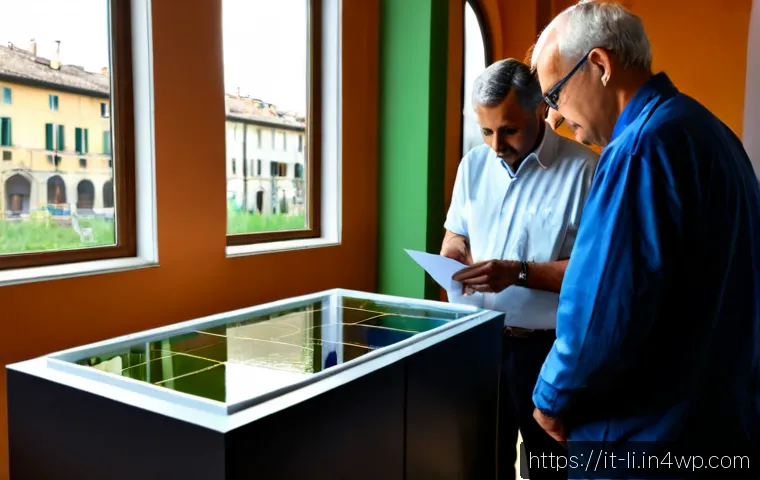 Home 16 융합 연구와 사회적 문제 해결 - Photorealistic interdisciplinary research team in a bright Italian university laboratory, an elderly...